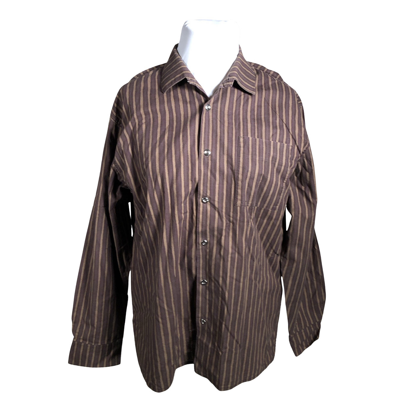 Unisex Marimekko - Collared shirt, size 44 - Brown (1)