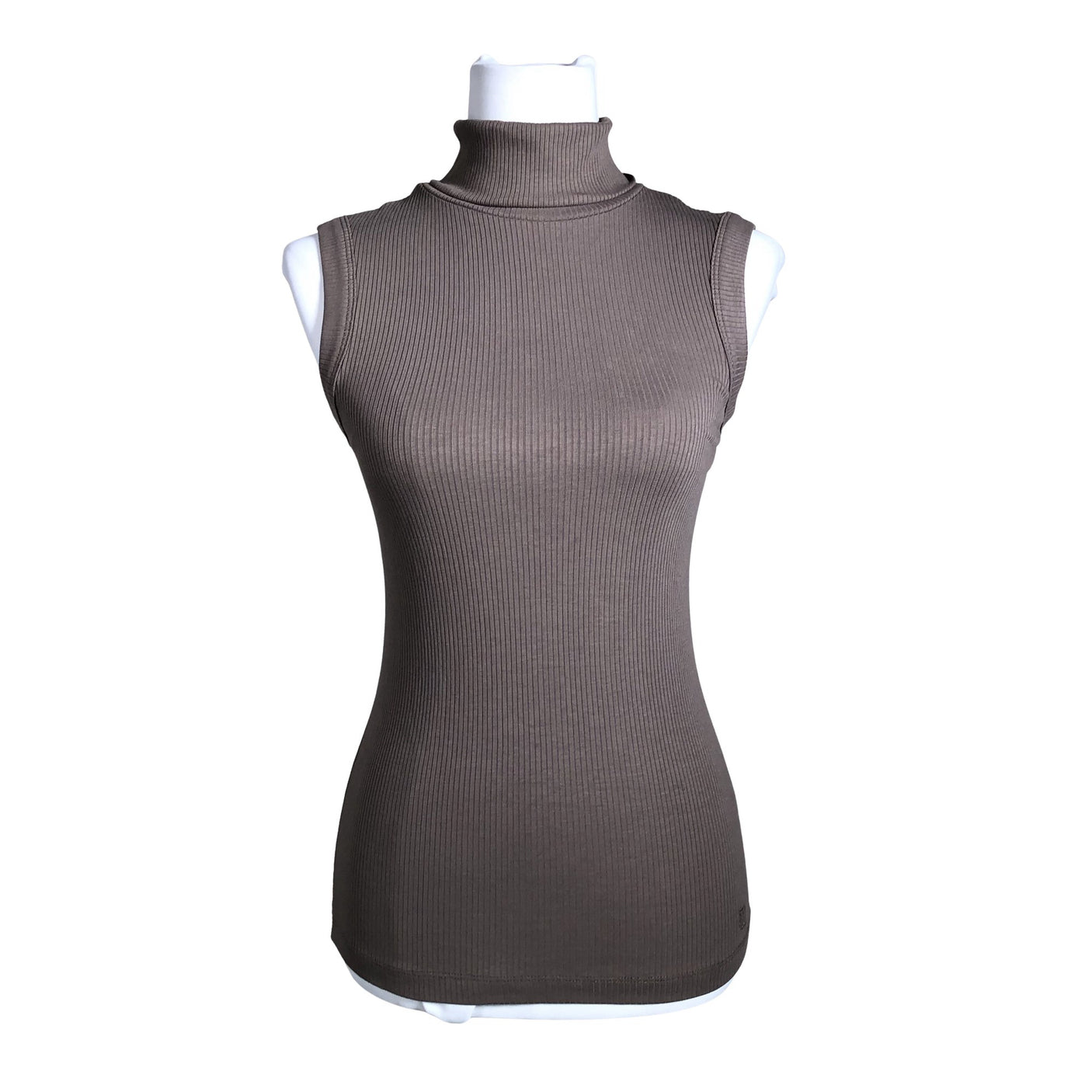 Unisex InWear - Tricot tank top, size 34 - Brown (1)