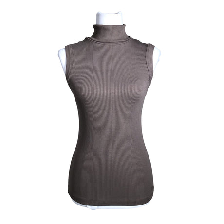 Unisex InWear - Tricot tank top, size 34 - Brown ()