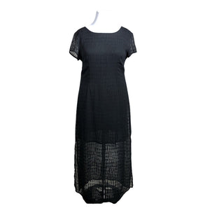 Unisex Ril's - Schiffon dress, size 42 - Black (1)