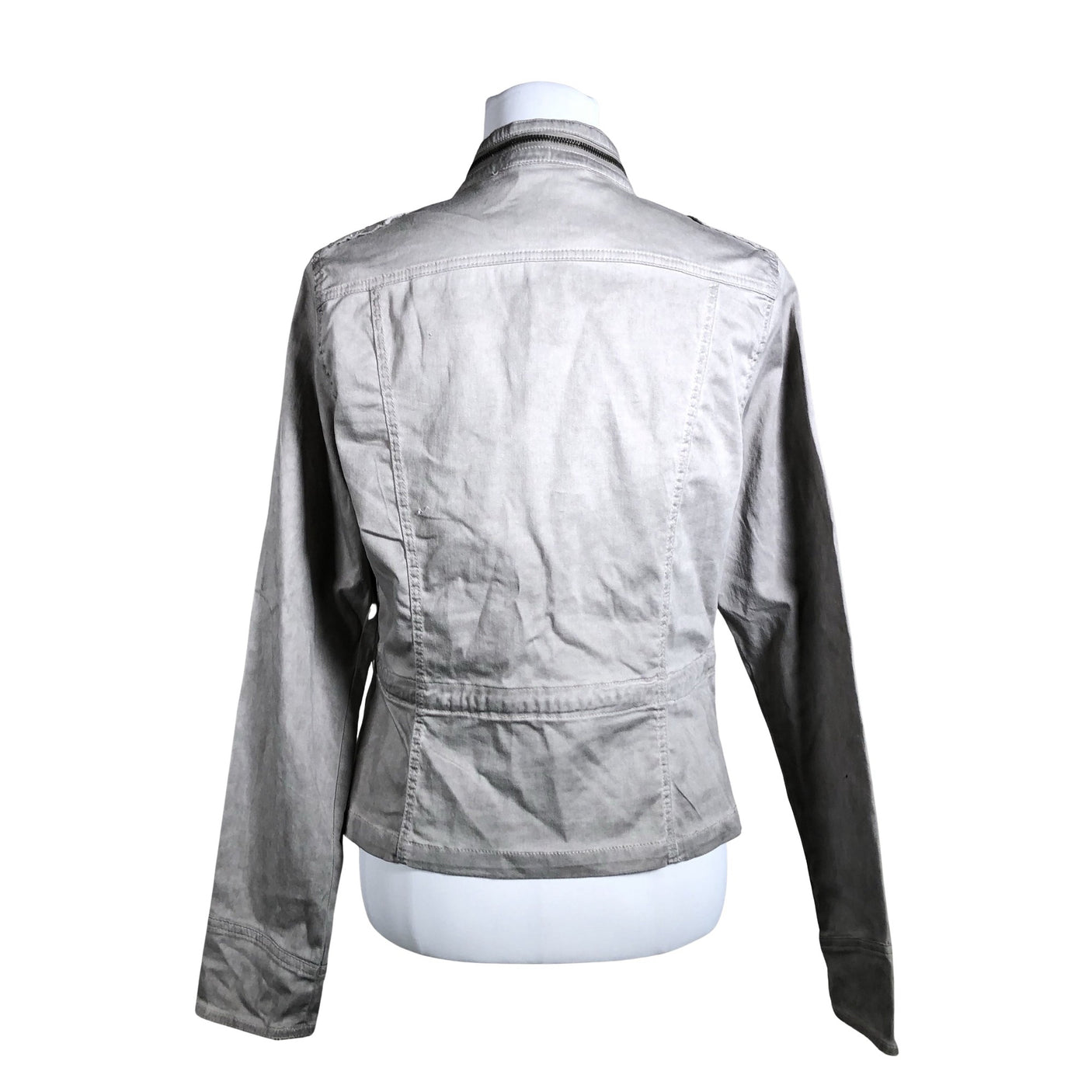 Unisex Cream - Outdoor jacket, size 40 - Gray (2)
