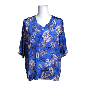 Unisex Mos Mosh - Short-sleeved blouse, size 40 - Blue (1)