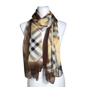 Unisex Burberry - Scarf, size Midi - Brown (1)