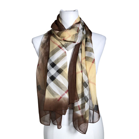 Unisex Burberry - Scarf, size Midi - Brown ()