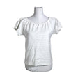 Unisex Second Chance - Short-sleeved blouse, size 38 - White ()