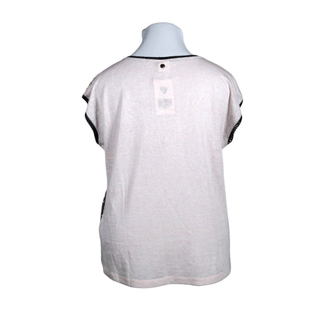 Unisex Taifun - Short-sleeved blouse, size 42 - Light pink (2)