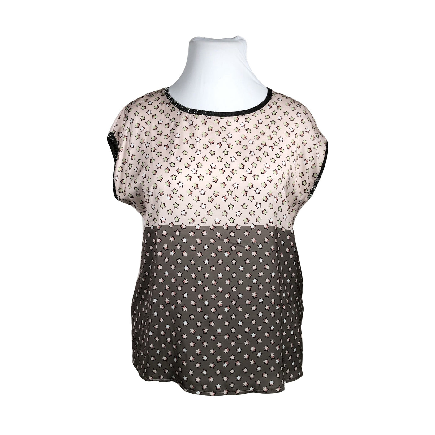 Unisex Taifun - Short-sleeved blouse, size 42 - Light pink (1)