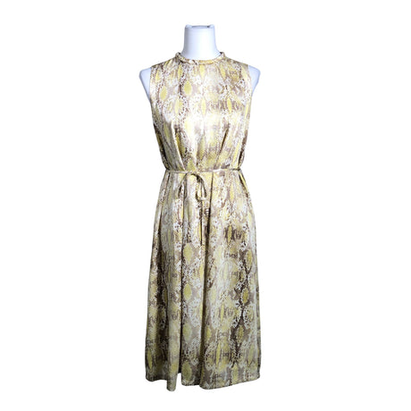 Unisex Autograph by Marks & Spencer - Schiffon dress, size 38 - Yellow ()
