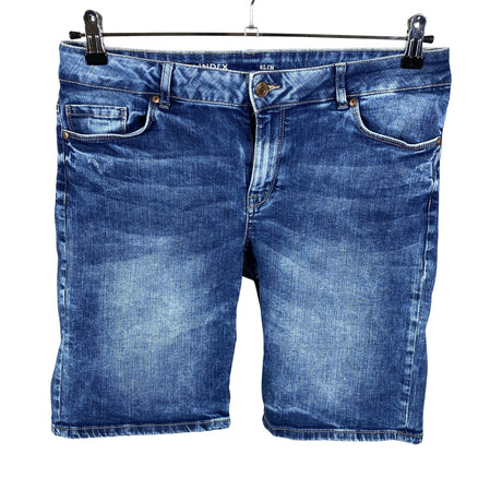 Unisex Lindex - Denim shorts, size 40 - Blue ()