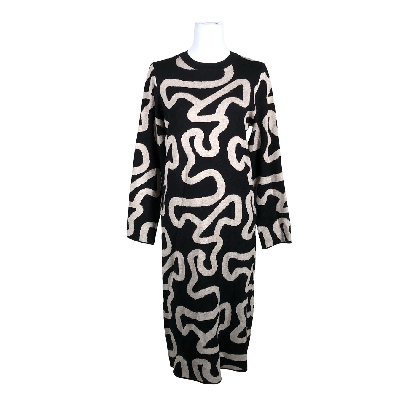 Unisex Free Quent - Knit dress, size 36 - Black (1)
