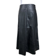 Unisex Lindex - Leather skirt, size 36 - Black ()