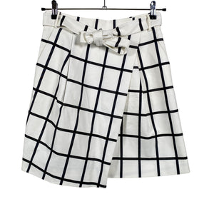 Unisex Karen Millen - Fabric skirt, size 40 - White (1)