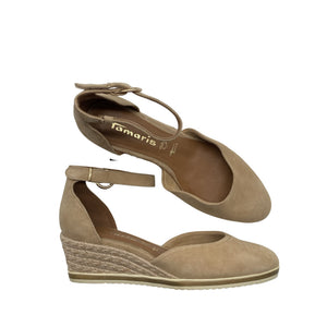 Unisex Tamaris - Wedge heel shoes, size 38 - Brown (1)
