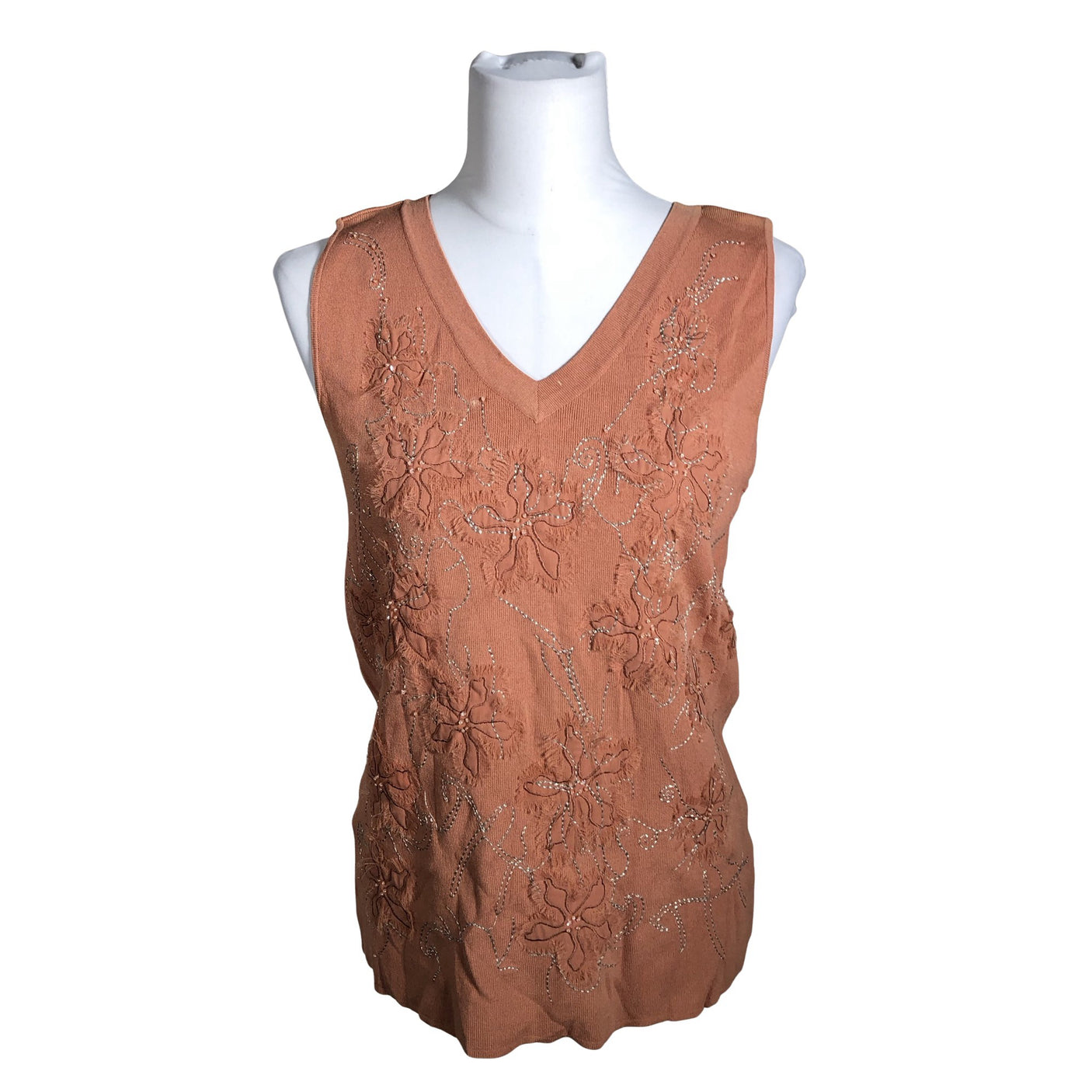 Unisex Silbor - Top, size 40 - Brown (1)