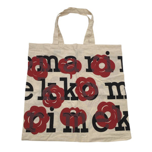 Unisex Marimekko - Shopping bag, size Maxi - Wine red (1)