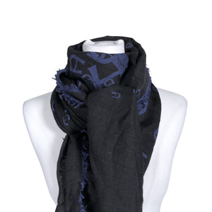 Unisex Aigner - Scarf, size Maxi - Blue (2)
