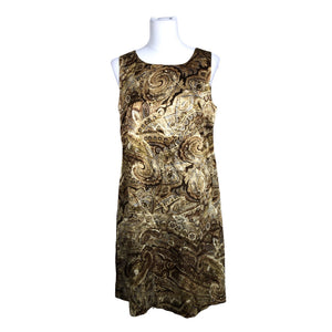 Unisex Muotikuu - Schiffon dress, size 38 - Brown (1)