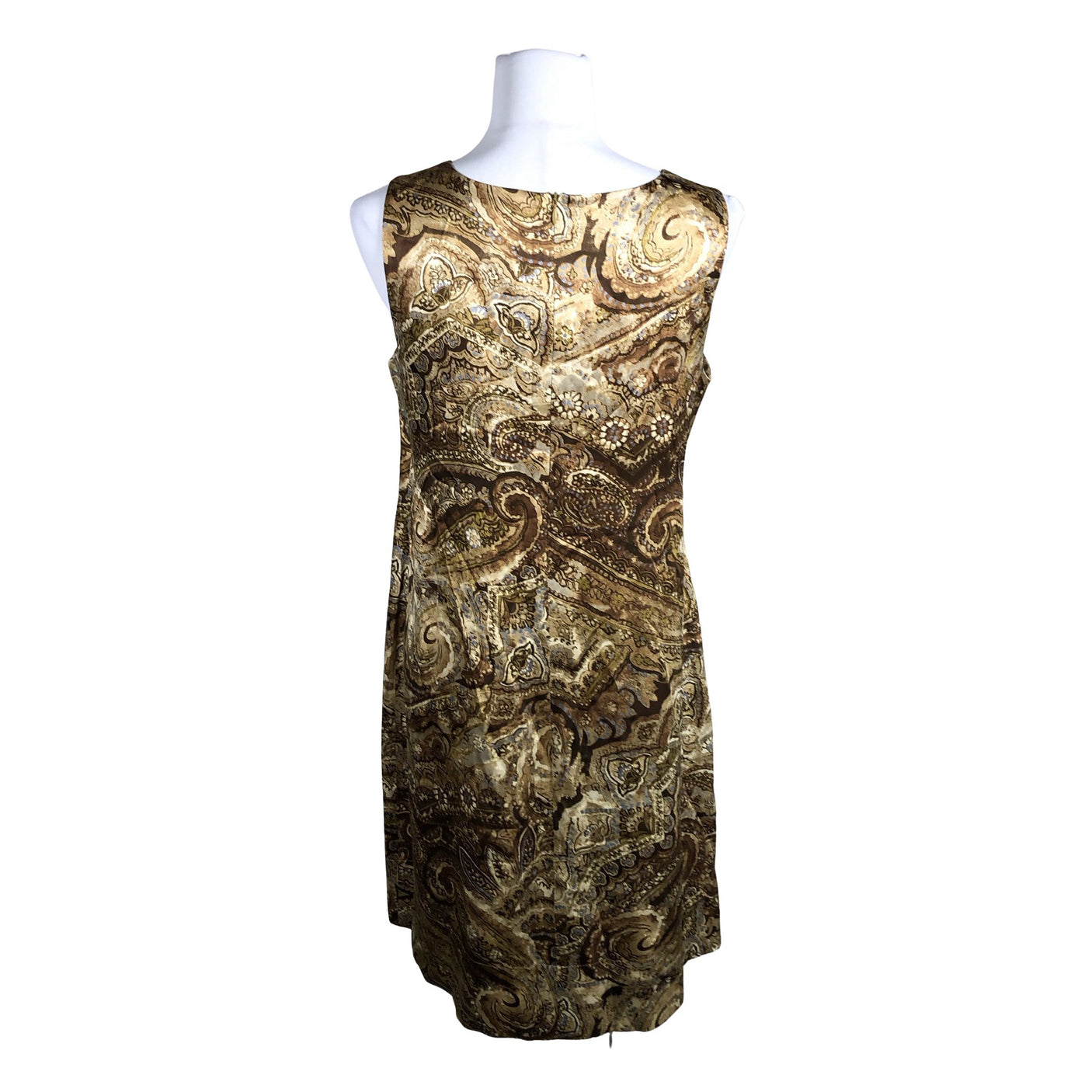 Unisex Muotikuu - Schiffon dress, size 38 - Brown (2)