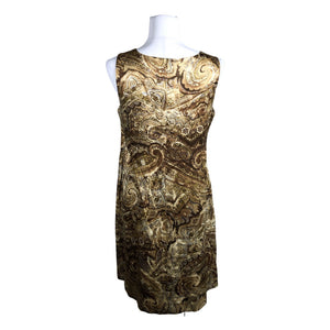 Unisex Muotikuu - Schiffon dress, size 38 - Brown (2)
