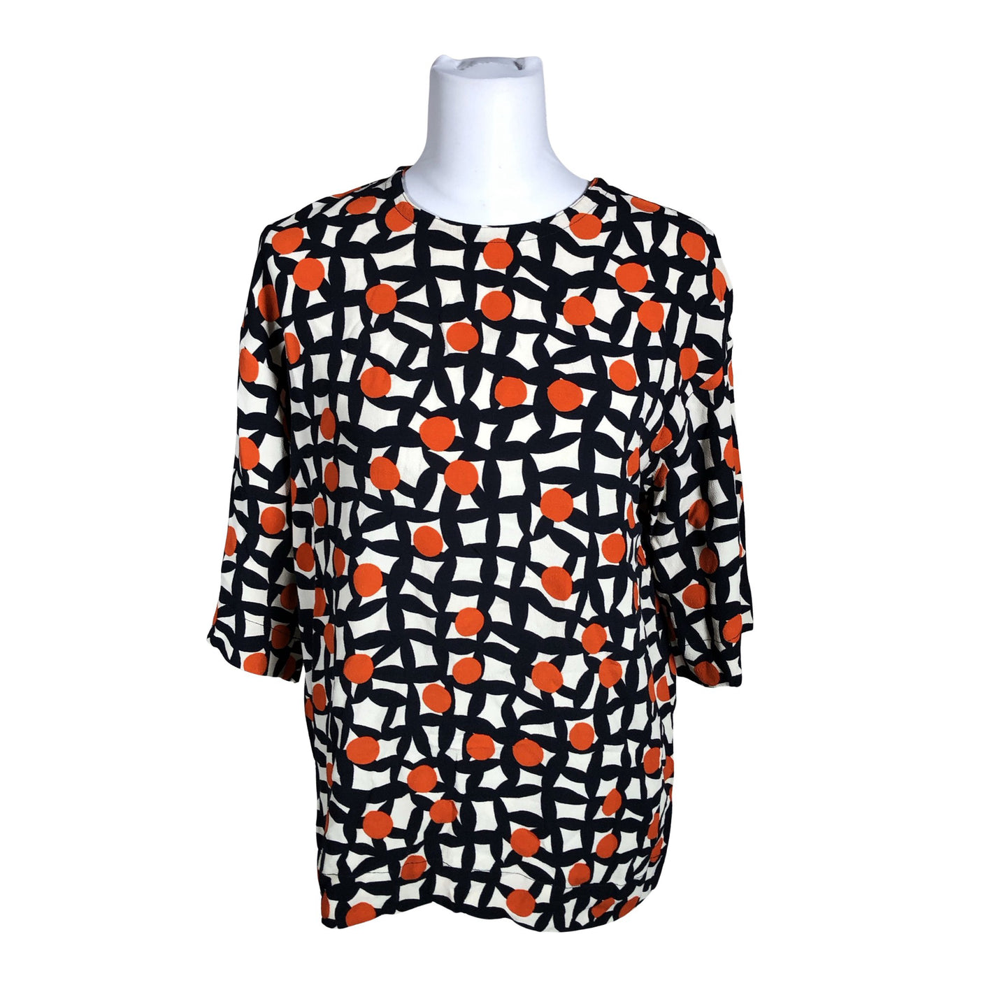 Unisex Marimekko - Short-sleeved blouse, size 34 - Red (1)