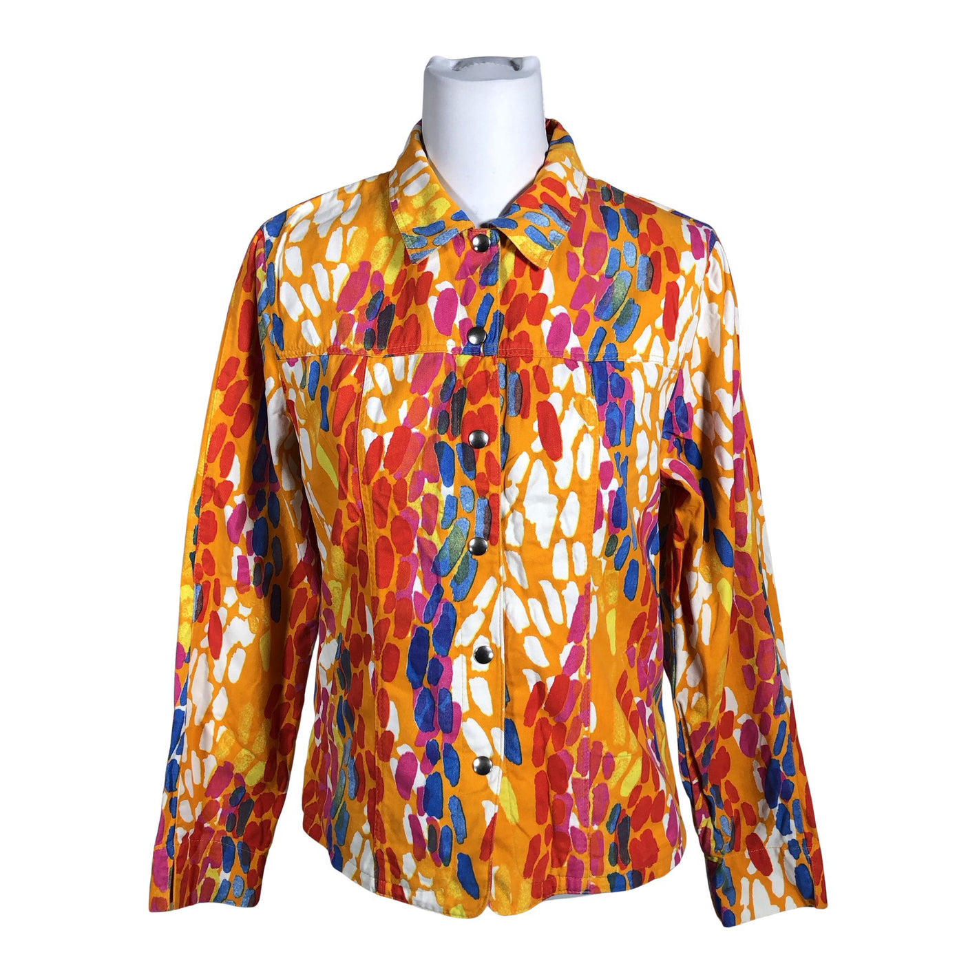 Unisex Marimekko - Denim jacket, size 38 - Orange (1)