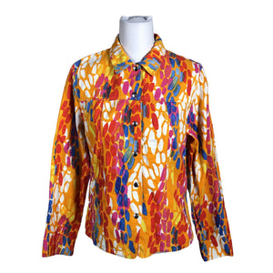 Unisex Marimekko - Denim jacket, size 38 - Orange (1)