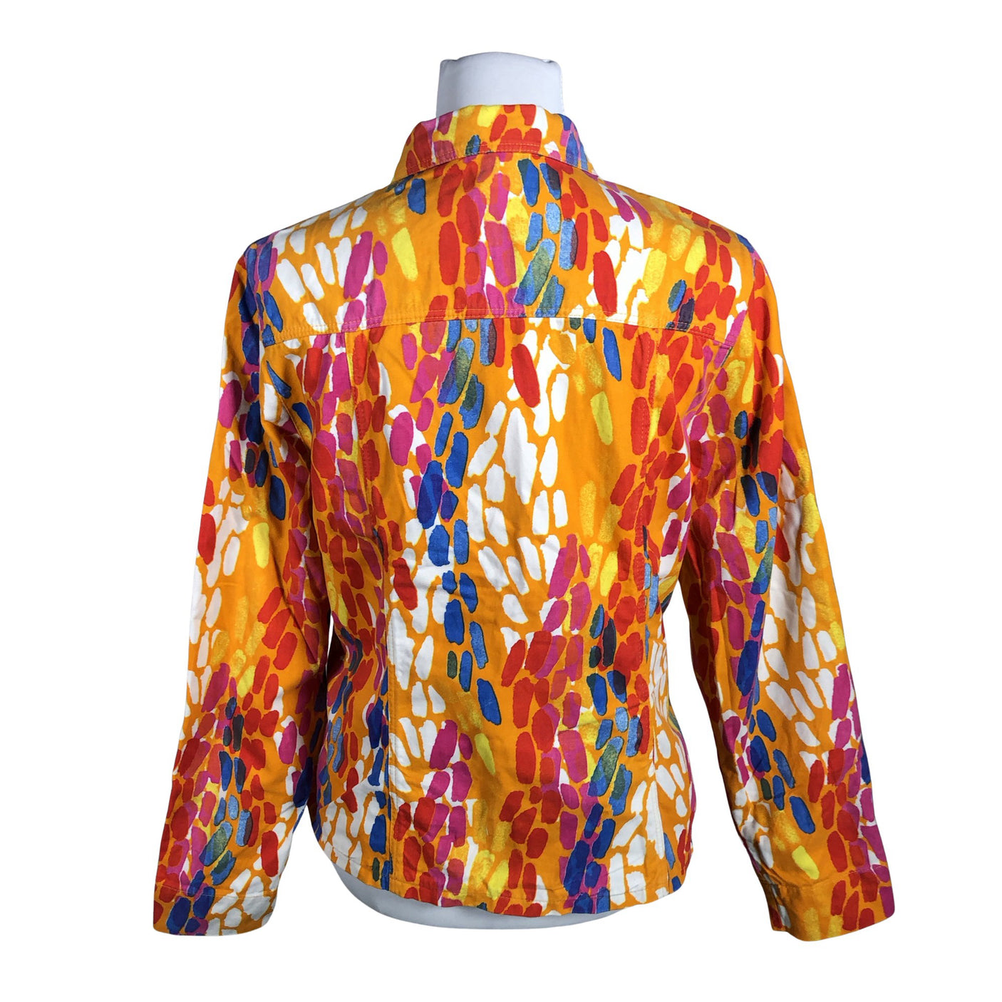 Unisex Marimekko - Denim jacket, size 38 - Orange (2)