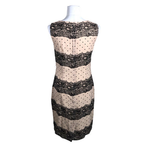 Unisex Laura Ashley - Schiffon dress, size 38 - Beige (2)