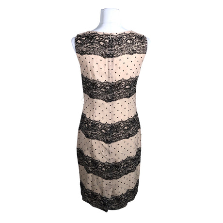 Unisex Laura Ashley - Schiffon dress, size 38 - Beige (2)