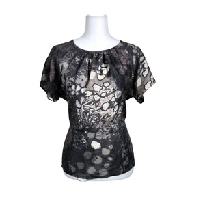 Unisex 2OR+BYYAT - Short-sleeved blouse, size 40 - Gray (1)