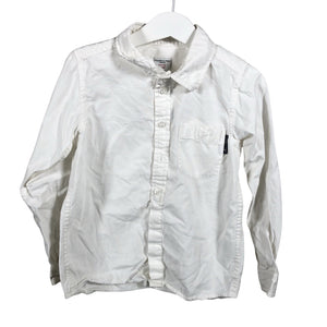 Unisex Polarn O. Pyret - Collared shirt, size 110 - 116 - White (1)