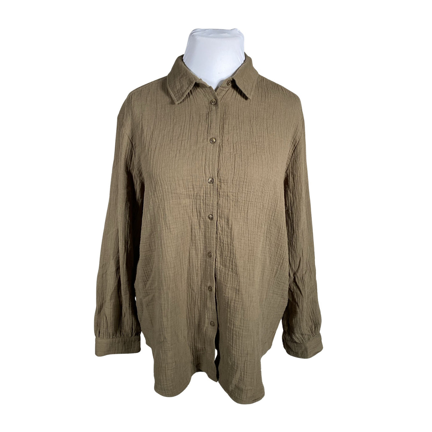 Unisex Part two - Collared shirt, size 42 - Green (1)