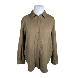 Unisex Part two - Collared shirt, size 42 - Green (1)