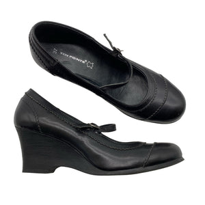 Unisex Ten Points - Wedge heel shoes, size 37 - Black (1)