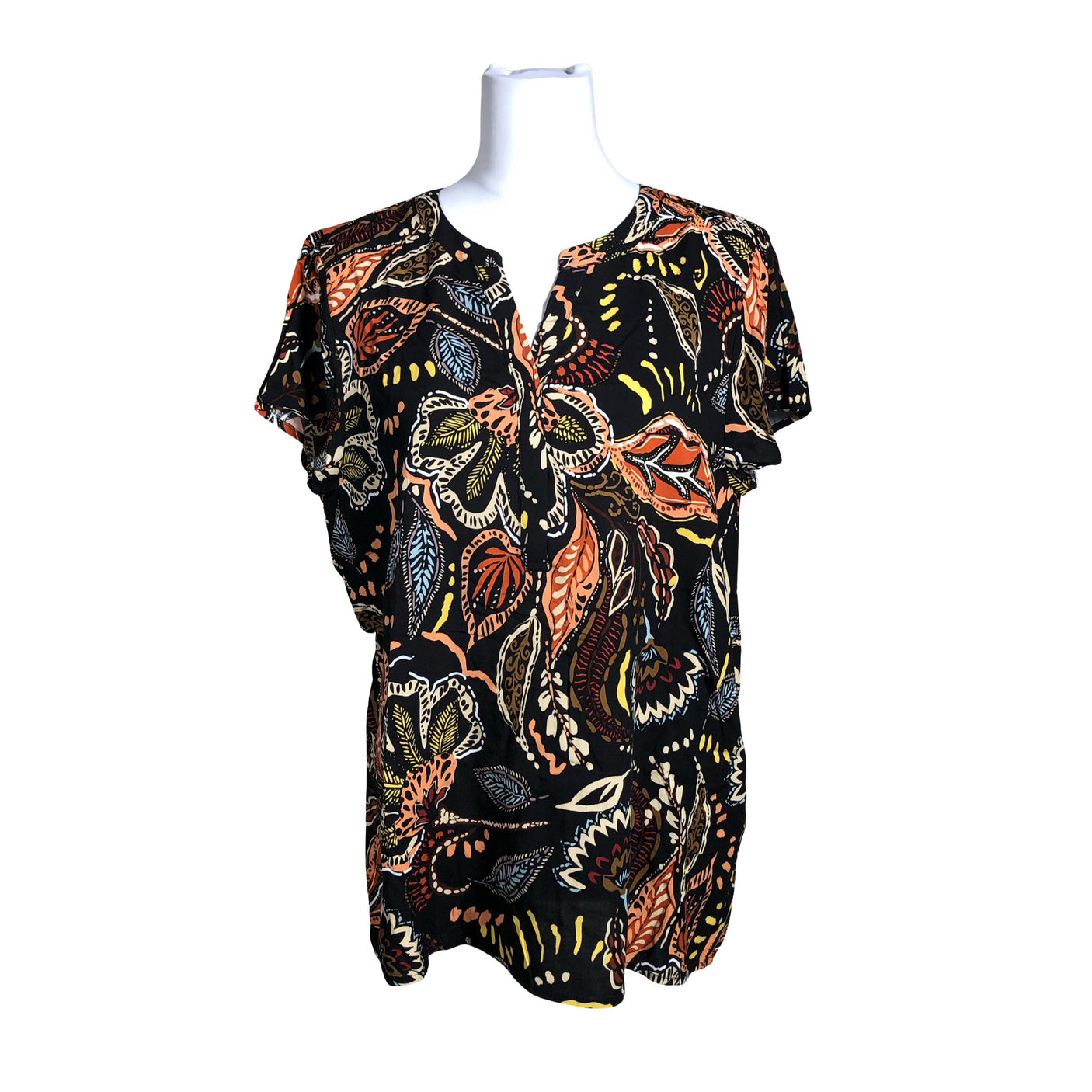 Unisex Soyaconcept - Short-sleeved blouse, size 40 - Black (1)