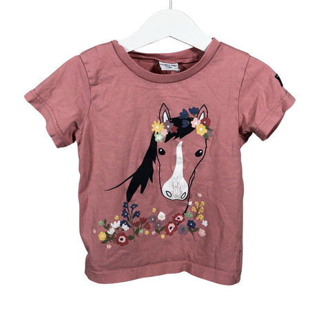 Unisex Polarn O. Pyret - T-shirt, size 92 - 98 - Light pink ()