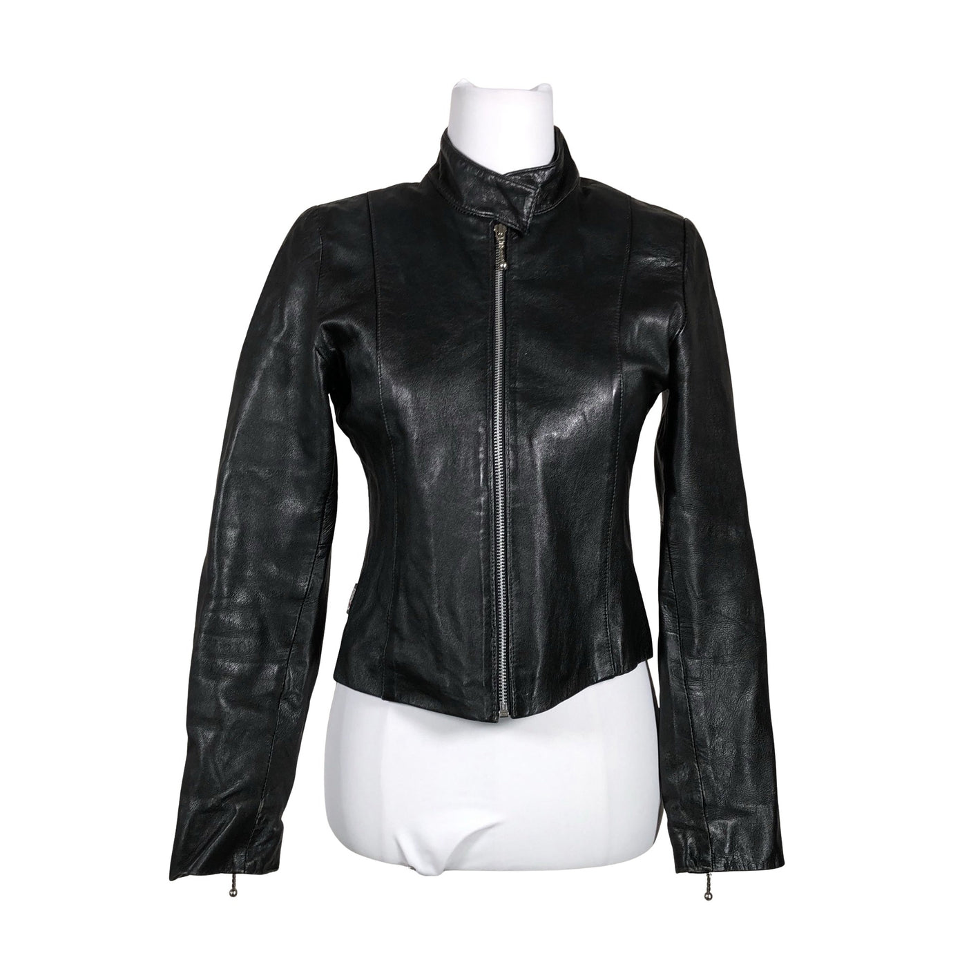 Unisex Saki - Leather jacket, size 38 - Black (1)