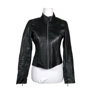 Unisex Saki - Leather jacket, size 38 - Black (1)