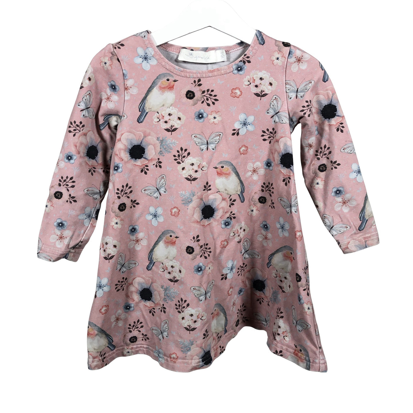 Unisex Mignelin - Tricot tunic, size 98 - 104 - Light pink (1)
