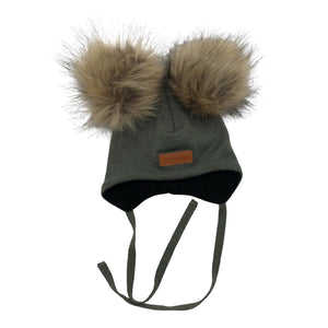 Unisex Gugguu - Winter beanie, size 38 - 40 cm - Green (1)