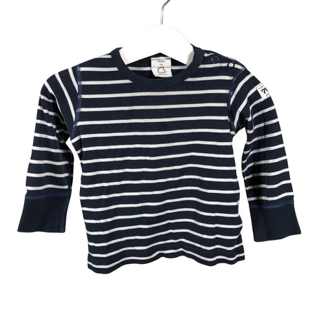Unisex Polarn O. Pyret - Tricot shirt, size 68 - 74 - Blue ()