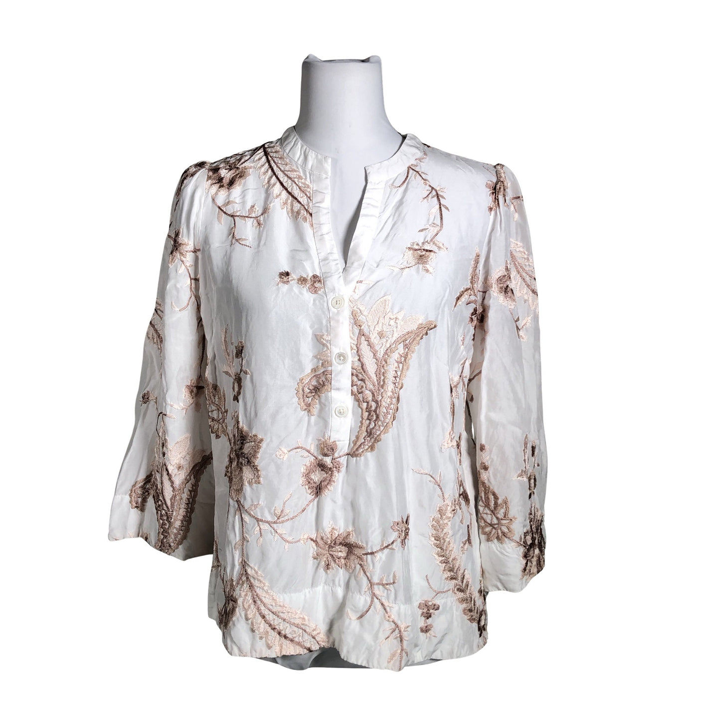 Unisex Gustav - Blouse, size 38 - White (1)