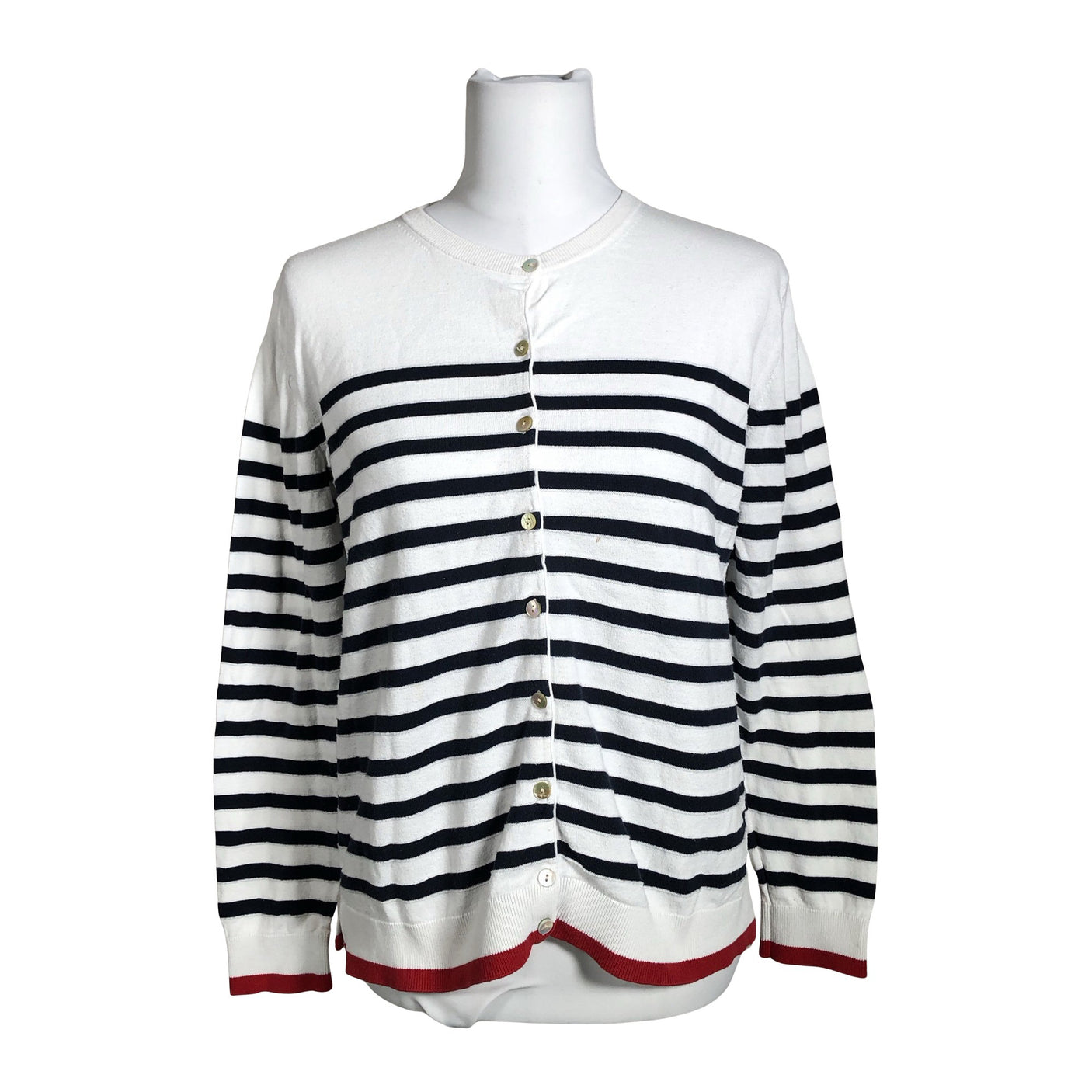 Unisex Benetton - Cardigan, size 38 - White (1)