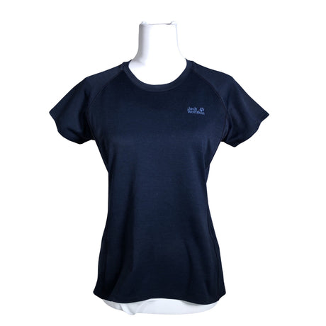 Unisex Jack Wolfskin - Sports shirt, short sleeve, size 40 - Blue ()