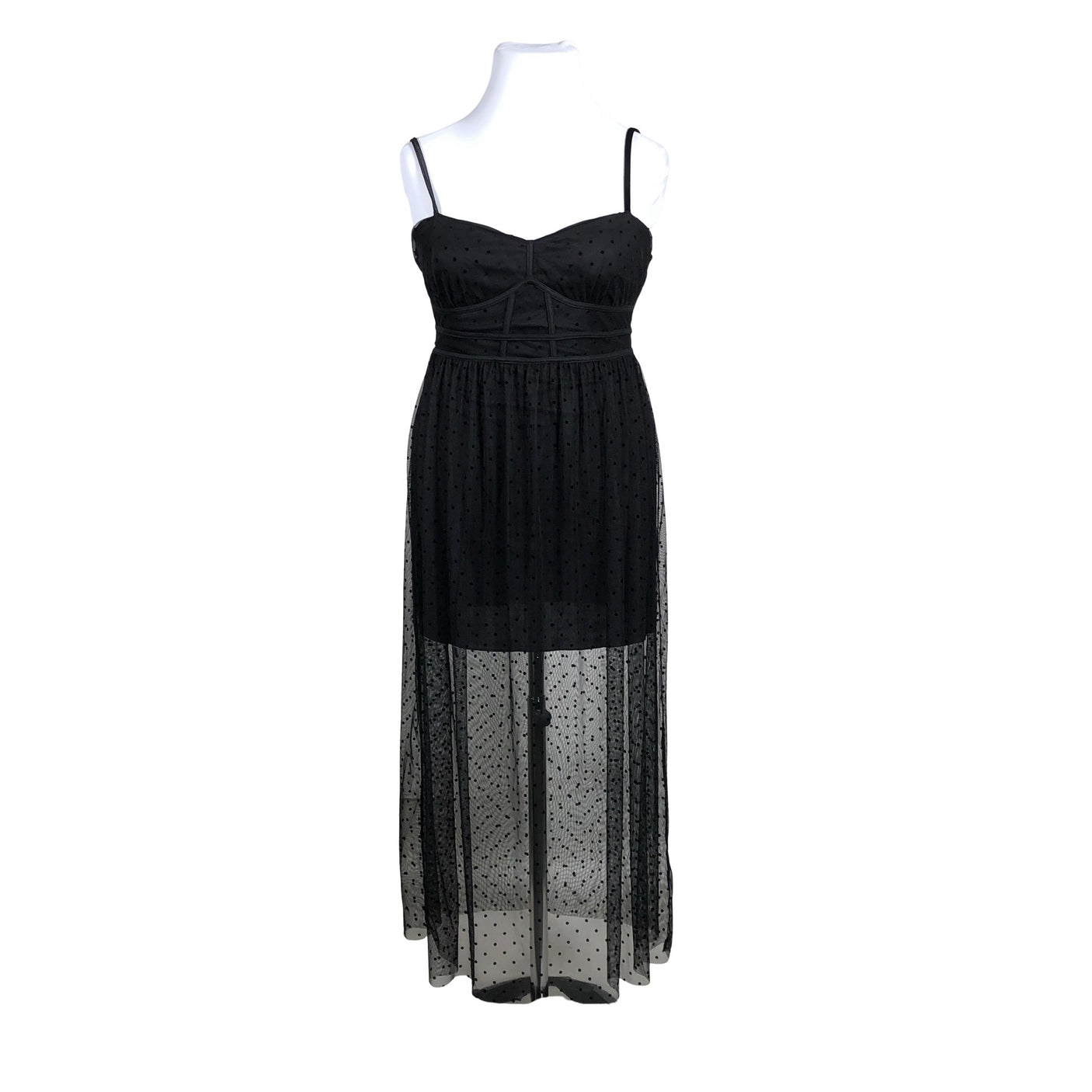 Unisex Next - Schiffon dress, size 42 - Black (1)