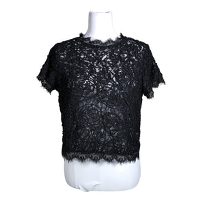 Unisex Holly & Whyte by Lindex - Short-sleeved blouse, size 38 - Black (1)