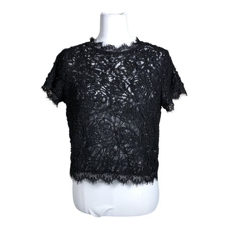 Unisex Holly & Whyte by Lindex - Short-sleeved blouse, size 38 - Black ()
