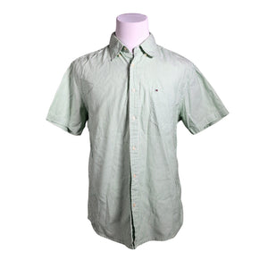 Unisex Tommy Hilfiger - Collared shirt, size L - Green (1)