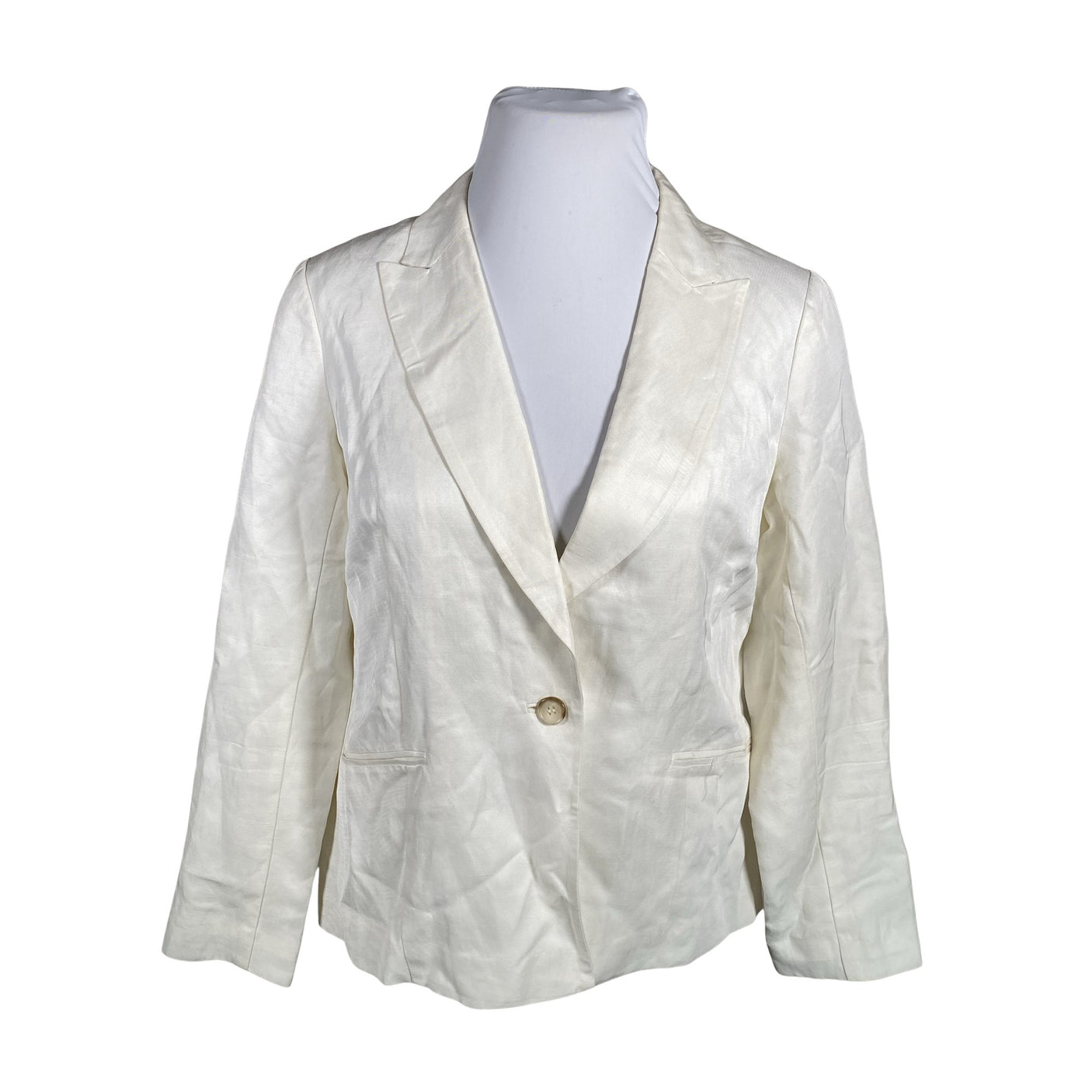 Unisex Mint Velvet - Jacket, size 42 - White (1)
