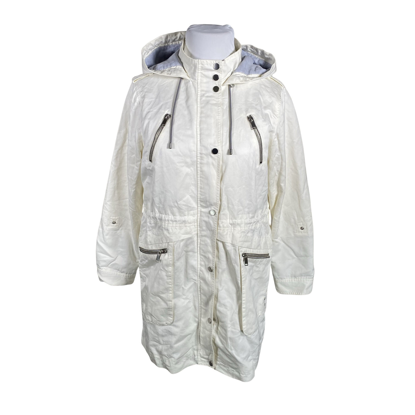 Unisex Mint Velvet - Outdoor jacket, size 42 - White (1)